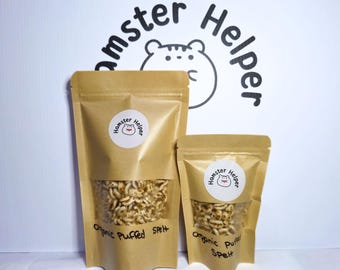 Organic Puffed Spelt Hamster Treat