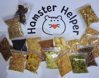 Hamster Treat Sampler: 16 Snack Variety Pack