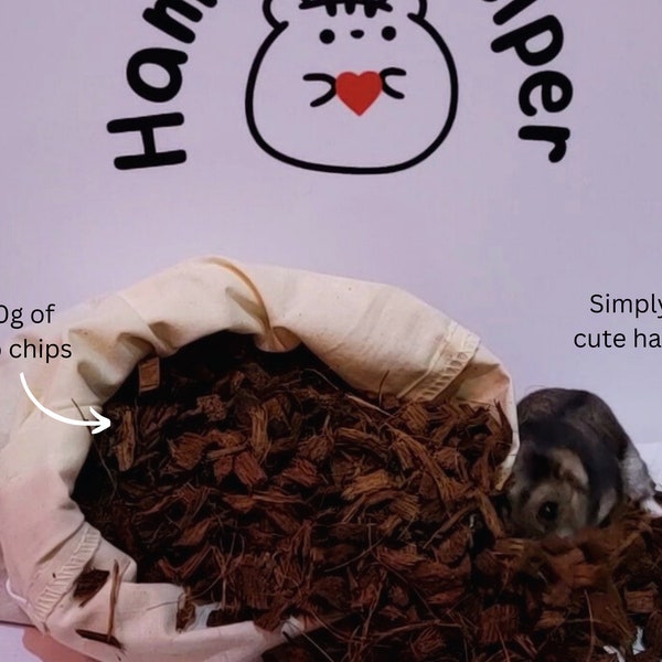 Coco chips | Coconut husk substrate | Hamster coco chips