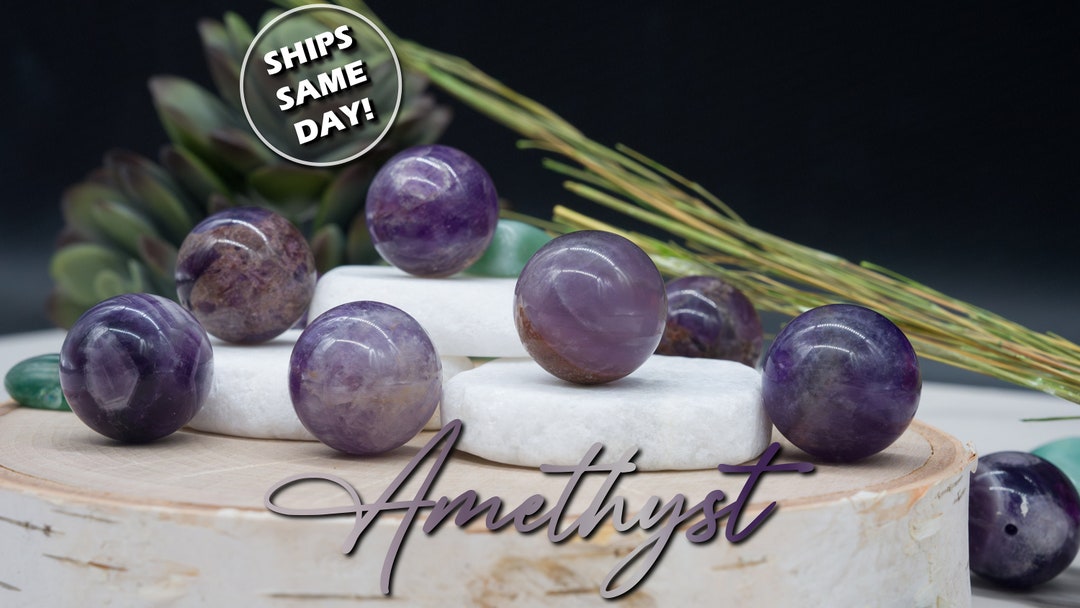 392G Dream Amethyst Crystal Sphere