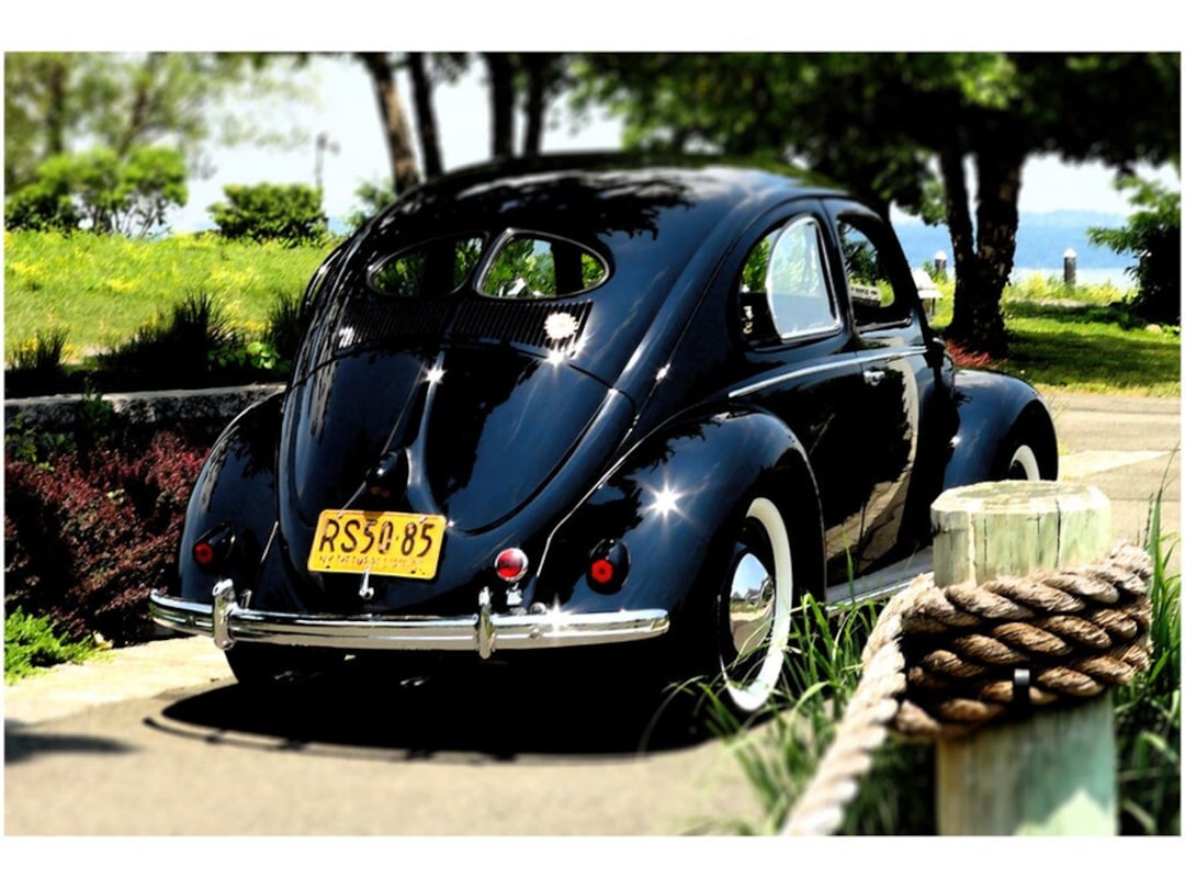 Classic VW Bugs Wall Art, Canvas Poster Art Print, Vintage Home Decor