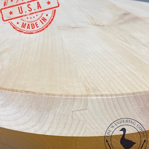 Unfinished Pine Round Table Top: 36&quot; Solid Wood DIY Furniture