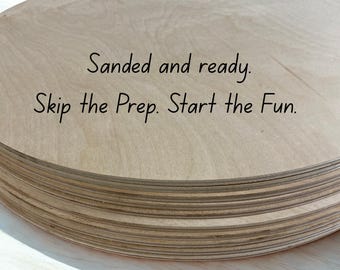 20 Inch Birch Round 1/4 Inch USA Made