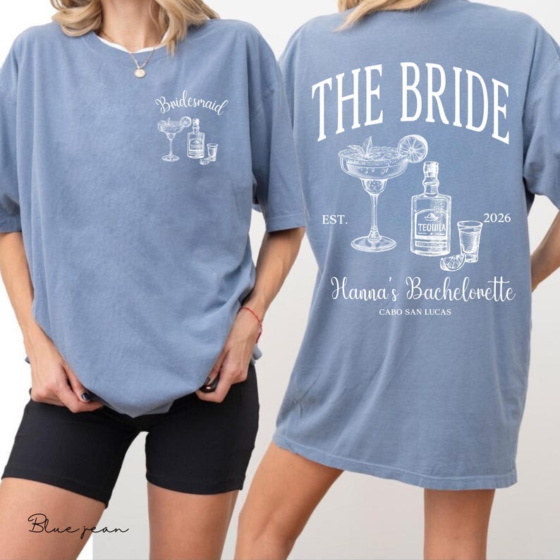 The Bach Club Comfort Colors Bachelorette Shirt, Personalized Bridal Party Tee, Luxury Beach Bach Weekend Gift For Bride Squad, Girls Trip image 9