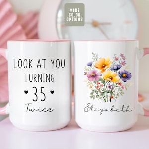 70th Birthday Gift Custom Sentimental Gifts for Woman Great Grandma Mug Birthday Gift Born in 1955 Mug Gift Turning 70 Year Old Coffee Mug