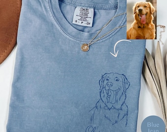 Custom Pet Face , Personalised Pet Photo Shirt, Custom Portrait Pet Shirt, Dog Lover Gift, Cat Lover Gift, Pet Memorial Gift Sweatshirt