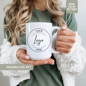 Personalized Logo Mug Office Mug Company Logo Mug Custom Logo Mug Custom Mug With Logo Company Gift Customizable Mug Custom Gift Photo