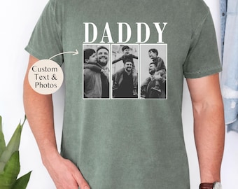 Custom Vintage Photo Dad Comfort Colors Shirt, Fathers Day Shirt Custom Photo Shirt For Dad Custom Dad Tee Personalized Gifts For Dad Pawpaw