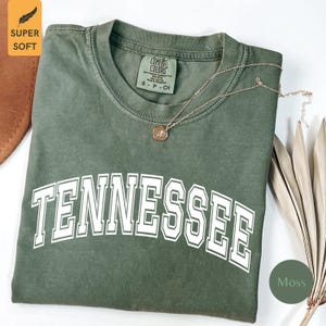 Comfort Colors® Tennessee Shirt, Southern T-shirt, tennessee game day shirts, Tennessee Crewneck, Vintage Tennessee shirts, Tennessee lovers