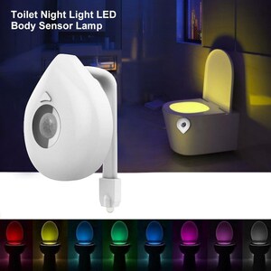 16/8 Color Backlight for Toilet Bowl WC Toilet Seat Lights with