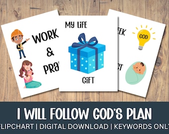 I Will Follow God's Plan For Me | LDS Primary Singing Time Flip Chart