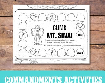 Moses and the Commandments Game| Review Story | Exodus