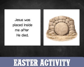 Easter Matching Game – Christian Easter Activity (PDF File)