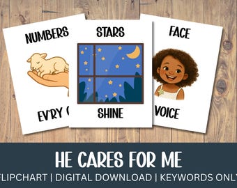 He Cares For Me: LDS-flipover primaire zangtijd (digitale download)