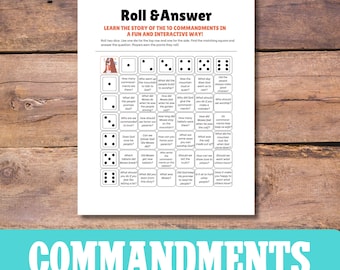 Moses and the Commandments Game | Dice Game | Exodus