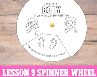 LDS Nursery Craft: Lesson 9 Coloring Page (Digital Download)