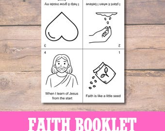 Faith Coloring Page | Sunbeam Lessons (Digital Download)