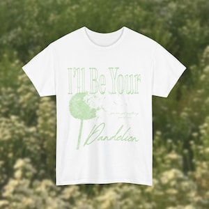 Dandelion Grande T-shirt Eternal Sunshine Tee Ariana cute Natural Nature