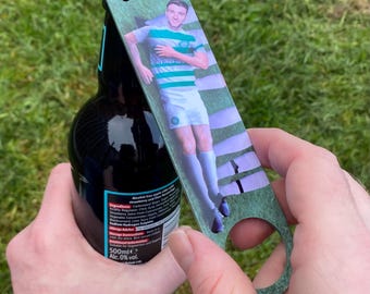 Kieran Tierney Bar Blade Bottle Opener: Celtic FC Football Gift