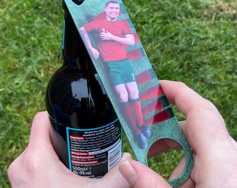 Cristiano Ronaldo CR7 Steel Bottle Opener: Portugal Football Gift