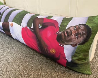 Kobbie Mainoo Draught Excluder Cushion: Manchester United Plush Pillow Toy