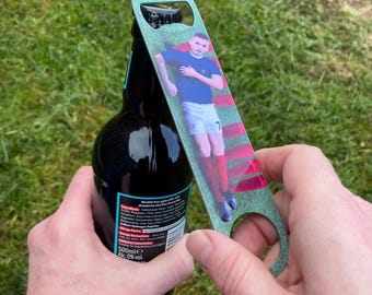 John McGinn Scotland Football Bar Blade Bottle Opener: Tartan Army Gift