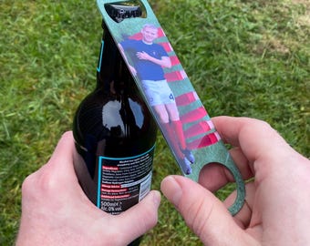 Scott McTominay Bar Blade Bottle Opener: Scotland Tartan Army Football Gift