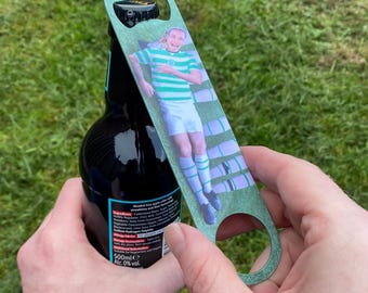 Henrik Larsson Steel Bottle Opener: Celtic FC Gift