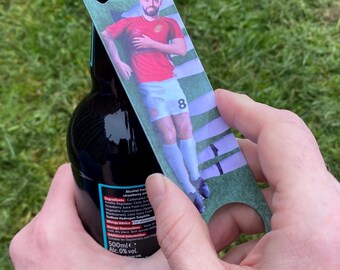 Bruno Fernandes Bar Blade Bottle Opener: Manchester United Gift
