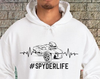 Sudadera con capucha Can-Am Spyder RT: sudadera gráfica #SpyderLife