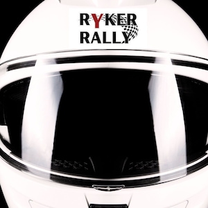 Can-Am Ryker Rally Decal: Trike Motorcycle Helmet Sticker
