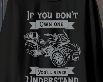 Can-Am Spyder F3 Long Sleeve Shirt: Trike Rider Tee