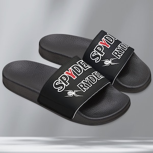 Men's Can-Am Spyder Slides: Removable Strap Trike Motorcycle Shoes image 1