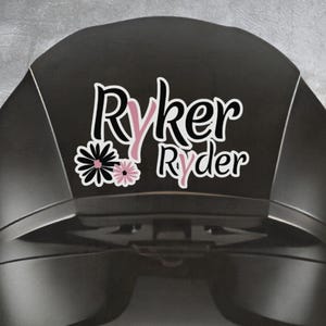 Can-Am Ryker Ryder Boho Flower Motorcycle Helmet Decal Gift for Mom | Wife | Sister | Girlfriend, Womens Ryker Roadster Motorcycle Sticker
