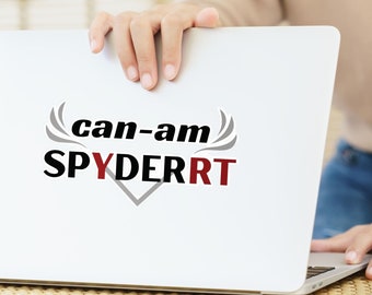 Can-Am Spyder RT Decal: 3 Wheel Motorcycle Rider Sticker