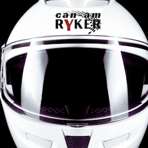 Can-Am Ryker Motorcycle Kiss-Cut Vinyl Decals,Can Am Ryker Sticker, Motorcycle Decal, Ryker Bike and Helmet Decal, Ryker Trike, Ryker Gift