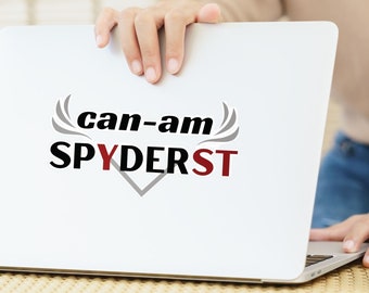 Can-Am Spyder ST Decal: Kiss-Cut Vinyl Motorcycle Sticker