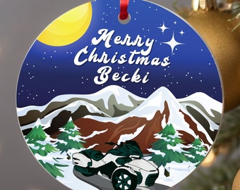 Personalized Can-Am Spyder Christmas Ornament