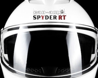 Can-Am Spyder RT Decal: Trike Motorcycle Helmet Sticker