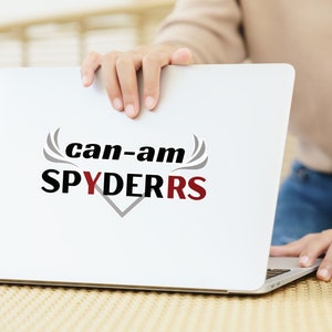 Can-Am Spyder RS Ryder Kiss-Cut Vinyl Decals, Can Am Spyder Sticker, Motorcycle Decal, Spyder Bike and Helmet Decal, Spyder Trike, RS