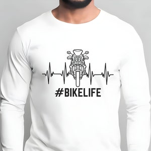 Motorcycle Rider #BikeLife Shirt, Men&#39;s Biker T-Shirt, Biker Girl Motorcycle Tee, Motorcycle Gifts for Men, Motorcycle Shirts, Moto T Shirts
