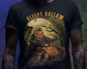 Sleepy Hallow Can-Am Spyder Halloween Shirt: Headless Horseman Ghoul Tee