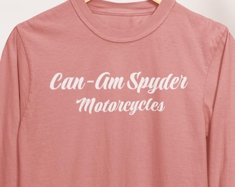 Can-Am Spyder Long Sleeve T-Shirt:  Trike Motorcycle Rider Biker Gift for He