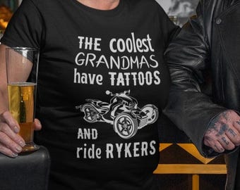 Coolest Grandmas Ride Rykers T-Shirt: Can-Am Ryker Rider Grandma Tee