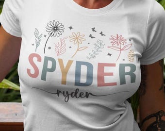 Can-Am Spyder Ladies Boho T-Shirt: Trike Rider Motorcycle Shirt for Women