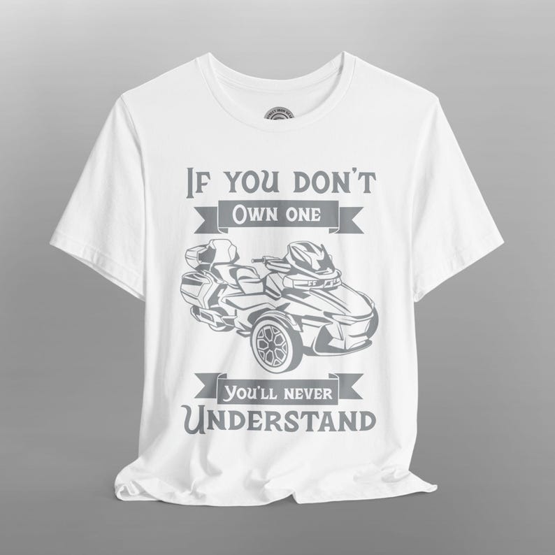 Can-Am Spyder RT T-Shirt: Trike Rider Pride Apparel White