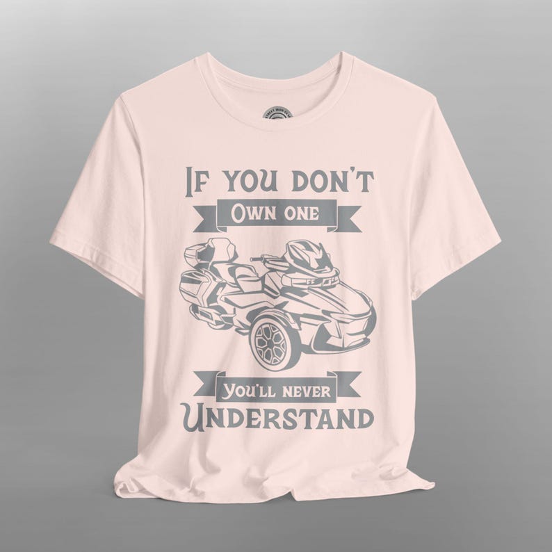 Can-Am Spyder RT T-Shirt: Trike Rider Pride Apparel Soft Pink