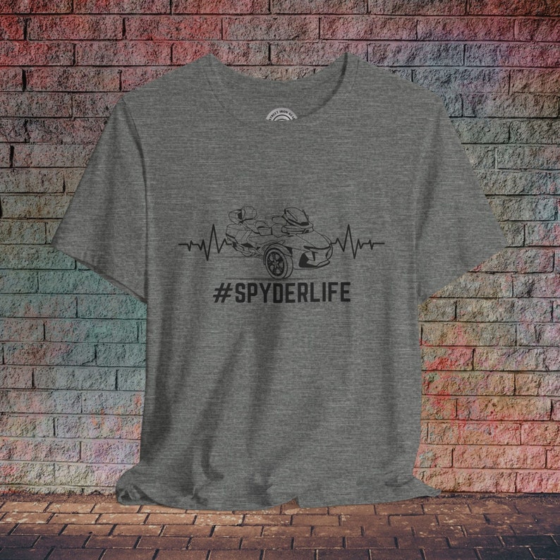 Can-Am Spyder RTL T-Shirt: Moto Mom Gift, #SpyderLife Graphic Deep Heather