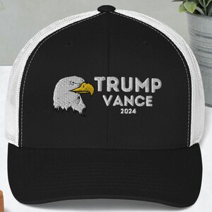 Trump Hat, Trump Vance 2024 , President Trump Patch Cap, Ultra MAGA Hat, Republican, Embroidered Patriot Trucker USA Gifts