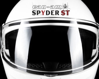 Can-Am Spyder ST Decal: Trike Motorcycle Helmet Sticker